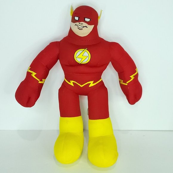 The Flash Justice League 14” DC Super Friend Plush Stuffed Animal NEN Red Yellow - Picture 1 of 7